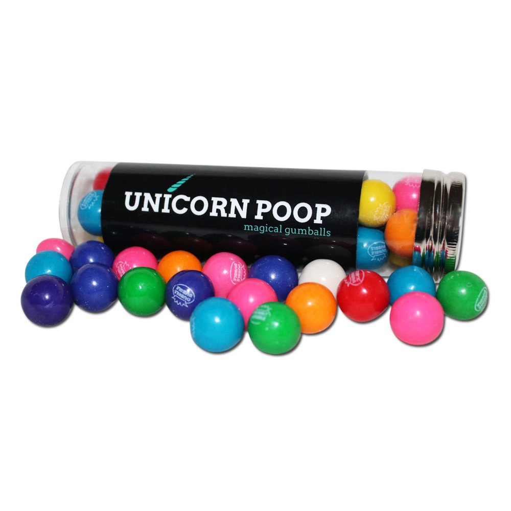 Unicorn Poop Magical Gumballs – Unicorn Gifts – Silly Stocking Stuffers – Unicorn Poop – Gum - Funny Novelty Candy – Rainbow Gifts - Weird Unicorn Gifts by Gears Out