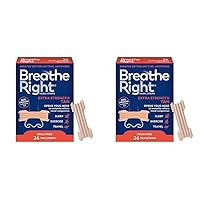 Breathe Right Nasal Strips Extra Strength Tan Nasal Strips Help Stop Snoring Drug-Free Snoring Solution & Instant Nasal Congestion Relief Caused by Colds & Allergies 26ct (Packaging May Vary)