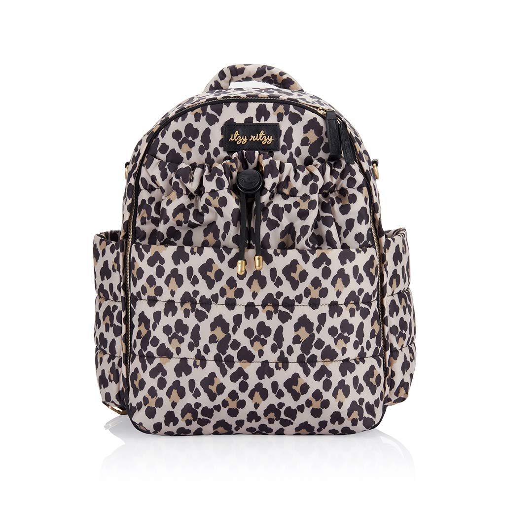 Itzy Ritzy Baby-Unisex's Backpack, Leopard, 14.5x8.5x16 Inch (Pack of 1)