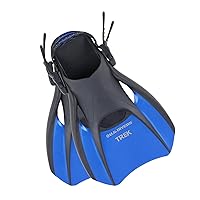 US Divers Adult Trek Travel Fins, Compact Design, Comfortable Lightweight Adjustable Snorkling Fins for Men and Women, (Unisex - S/M/L)