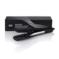 ghd Duet Style ― 2-in-1 Flat Iron Hair Straightener + Hair Dryer, Hot Air Styler to Transform Hair from Wet to Styled ― Black