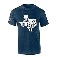 Mens Texas Tshirt Don't Mess with Texas Short Sleeve T-Shirt
