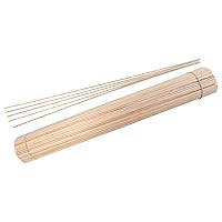Balsa Wood Strips 1/8 Inch x 1/8 Inch x 24 Inch Long, Wooden Craft Sticks, Supplies for Engineering Model Bridges, Towers, and Airplanes, 500 Pieces