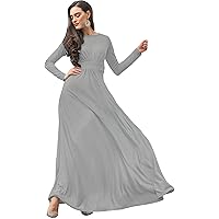 KOH KOH Womens Long Sleeve Flowy Empire Waist Fall Winter Party Gown