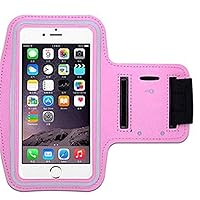 UKKO Sport Armband Case 5.5 Inc Smartphone Handbags Sling Running Gym Arm Band Fitness-France,Pink