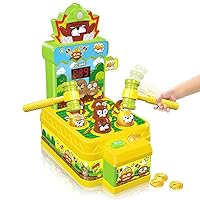 VATOS Whack Game Mole, Mini Electronic Arcade Game with 2 Hammers, Pounding Toys Toddler Toys for 3 4 5 6 7 8 Years Old Boys Girls, Whack Game Mole Toy, Developmental Toy Interactive Toy
