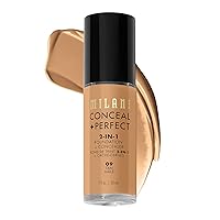 Milani Conceal + Perfect 2-in-1 Foundation + Concealer - Tan (1 Fl. Oz.) Cruelty-Free Liquid Foundation - Cover Under-Eye Circles, Blemishes & Skin Discoloration for a Flawless Complexion Milani Conceal + Perfect 2-in-1 Foundation + Concealer - Tan (1 Fl. Oz.) Cruelty-Free Liquid Foundation - Cover Under-Eye Circles, Blemishes & Skin Discoloration for a Flawless Complexion