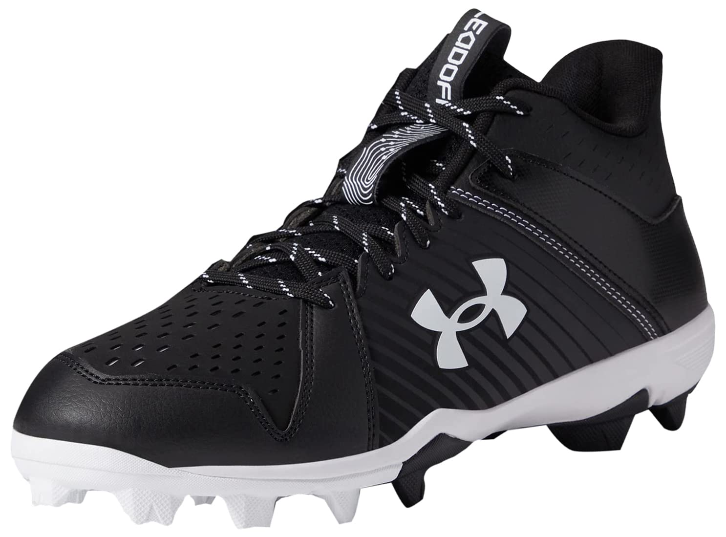 Under Armour Men's Leadoff Mid Rubber Molded Baseball Cleat Shoe