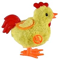 Wind Up Jumping Yellow Rooster Chicken Easter Egg