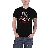 My Chemical Romance Men's I'm Not Okay Slim Fit T-Shirt Black