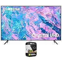 Samsung Crystal UHD 4K Smart TV Bundle with 2 YR CPS Enhanced Protection Pack (2023, 65 Inch)