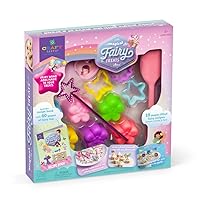 Craft-tastic – Create Your Own Magical Fairy Treats – Includes 40 Page Recipe Book Featuring 18 Fun & Easy-to-Make Recipes, Cookie Cutters, Silicone Cupcake Liners, Spatula, Magic Wand, and More!