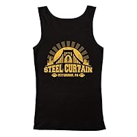 Pittsburgh Football Super Fan Steel Curtain Men's Tank Top