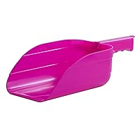Little Giant® Plastic Utility Scoop | Heavy Duty Durable Stackable Farm Scoop | 5 Pint | Ranchers, Homesteaders and Livestock Farmers | Hot Pink
