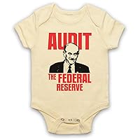 Unisex-Babys' Ron Paul Audit The Fed Baby Grow