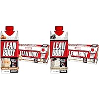 Labrada Lean Body Protein Shake Bundle, Salted Caramel & Cookies and Cream, 40g Protein, 17 Fl Oz, Pack of 12