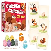 Gamewright - Chicken Chicken - an Egg-Cellent Memory Card Game