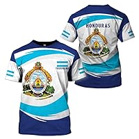 Personalized Honduras Jersey-Honduras Shirt-Honduras Flag Shirt for Men with Custom Name