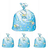 Unique Polka Dots Baby Shower Plastic Gift Bag - 44