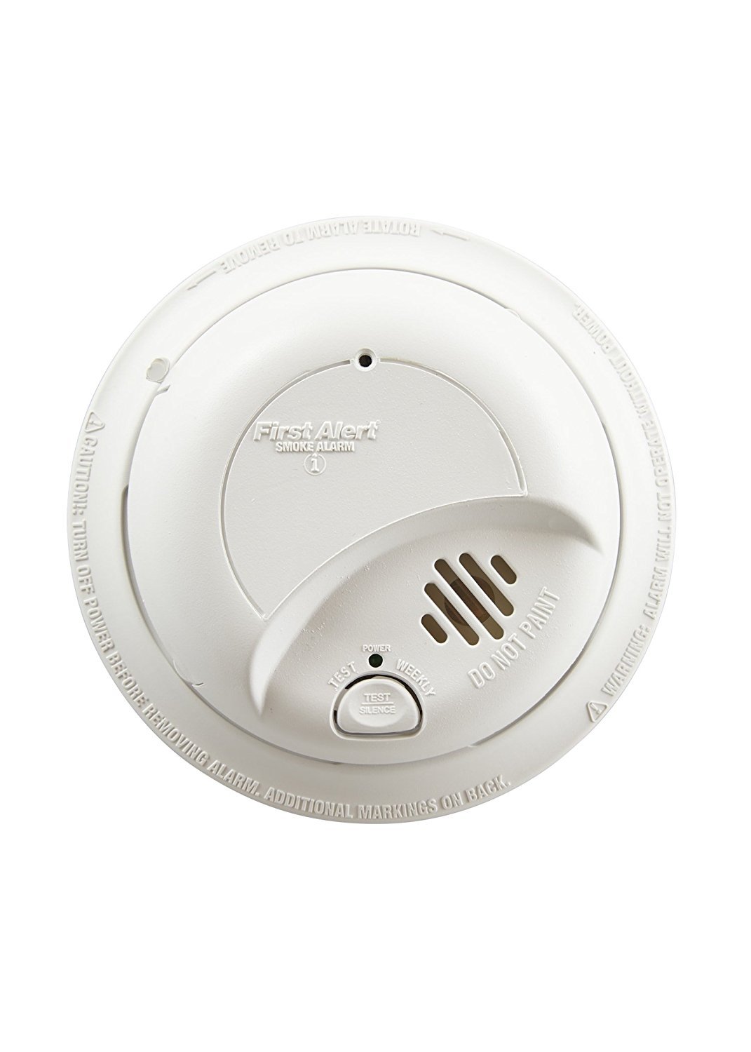 First Alert 9120B Smoke Detector, Hardwired Alarm with Battery Backup, 3-Pack