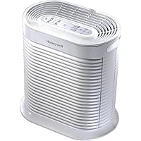 Honeywell HPA104 HEPA Air Purifier for Medium Rooms - Microscopic Airborne Allergen+ Reducer, Cleans Up To 750 Sq Ft in 1 Hour - Wildfire/Smoke, Pollen, Pet Dander, and Dust Air Purifier – White