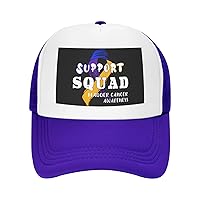 Support Squad Bladder Cancer Awareness Mesh Baseball Cap