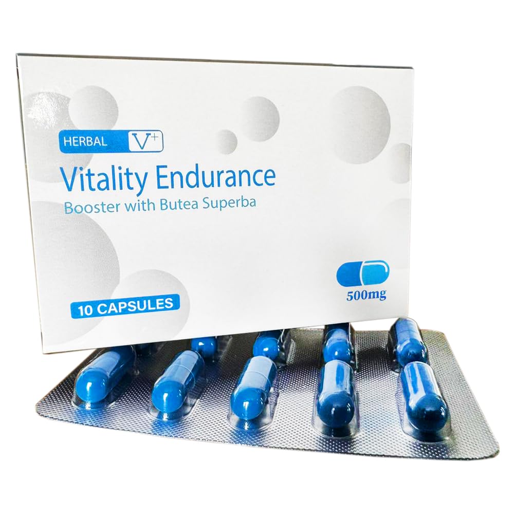 Vitality Endurance, Natural Sports Nutrition, Energy Enhancing Supplement for Men - 10 Servings