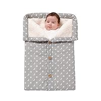 Newborn 0-3 Months Baby Swaddle Blanket Boys Girls Winter Warm Fleece Cotton Thick Swaddling Wrap Soft Stroller Sleeping Sacks Infant