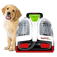 Rug Doctor Pet Portable Spot Cleaner, 2X Suction Power, Lightweight Dual Action Pet Tool, Pro-Grade Power Removes Stains & Odors from Rugs, Carpets And Upholstery