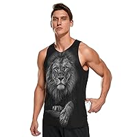 JHKKU Men's Quick Dry Sports Tank Tops for Gym Athletic Fitness Running Workout Beach Sleeveless Shirts with Pocket