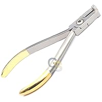 Orthodontic Wire Forming Bending Detailing Step Pliers 1mm Tc Half Gold Plier 1x by G.S Online Store