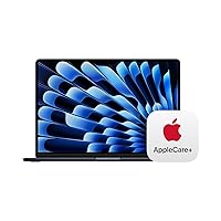 Apple 2023 MacBook Air Laptop with M2 chip: 15.3-inch Liquid Retina Display, 16GB Unified Memory, 256GB SSD Storage; Midnight with AppleCare+ (3 Years)