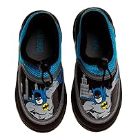 Josmo Boy's Batman Water Shoes-Aqua Socks for Kids-Sandals Waterproof Sport Summer Slip-on Character Superhero Comics Outdoor Beach Pool Slides Swim Slippers