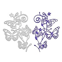 Metal Cutting Dies, Embossing Dies Stencil Template Mould for DIY Scrapbooking Photo Album Paper Card Making Craft Wedding Party Decoration DIY Gift, Die-Cuts (Four Butterfly)