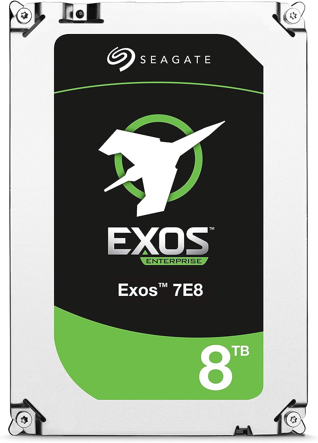 Seagate Exos 7E8 8TB Enterprise Capacity HDD - 7200 RPM, 256MB Cache, SATA III 6 Gb/s Interface, 3.5