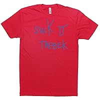 Suck it Trebek - Adult Unisex T-Shirt Red Large