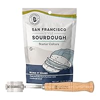 Cultures for Health Bread Lame + San Francisco Sourdough Starter Culture Bundle | Essential Baking Supplies for Homemade Bread | DIY Breadmaking