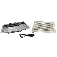 Tjernlund RB10X6W Register Booster White Grill