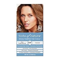 6TF Dark Toffee Blonde Permanent Hair Dye, Nourishes Hair and Covers Greys, Ammonia-Free, 130ml