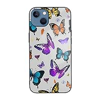Butterfly The Mobile Phone Case is Compatible with iPhone 13 13 Mini and iPhone 13 5g, TPU Shockproof Protective Cover, Suitable for iPhone 13/12/Xr/11/7/8 Ip13-6.1in