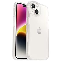 OtterBox iPhone 14 & iPhone 13 Prefix Series Case - CLEAR , ultra-thin, pocket-friendly, raised edges protect camera & screen, wireless charging compatible