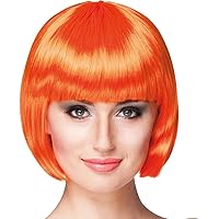 85893 Short Cabaret Wig Orange