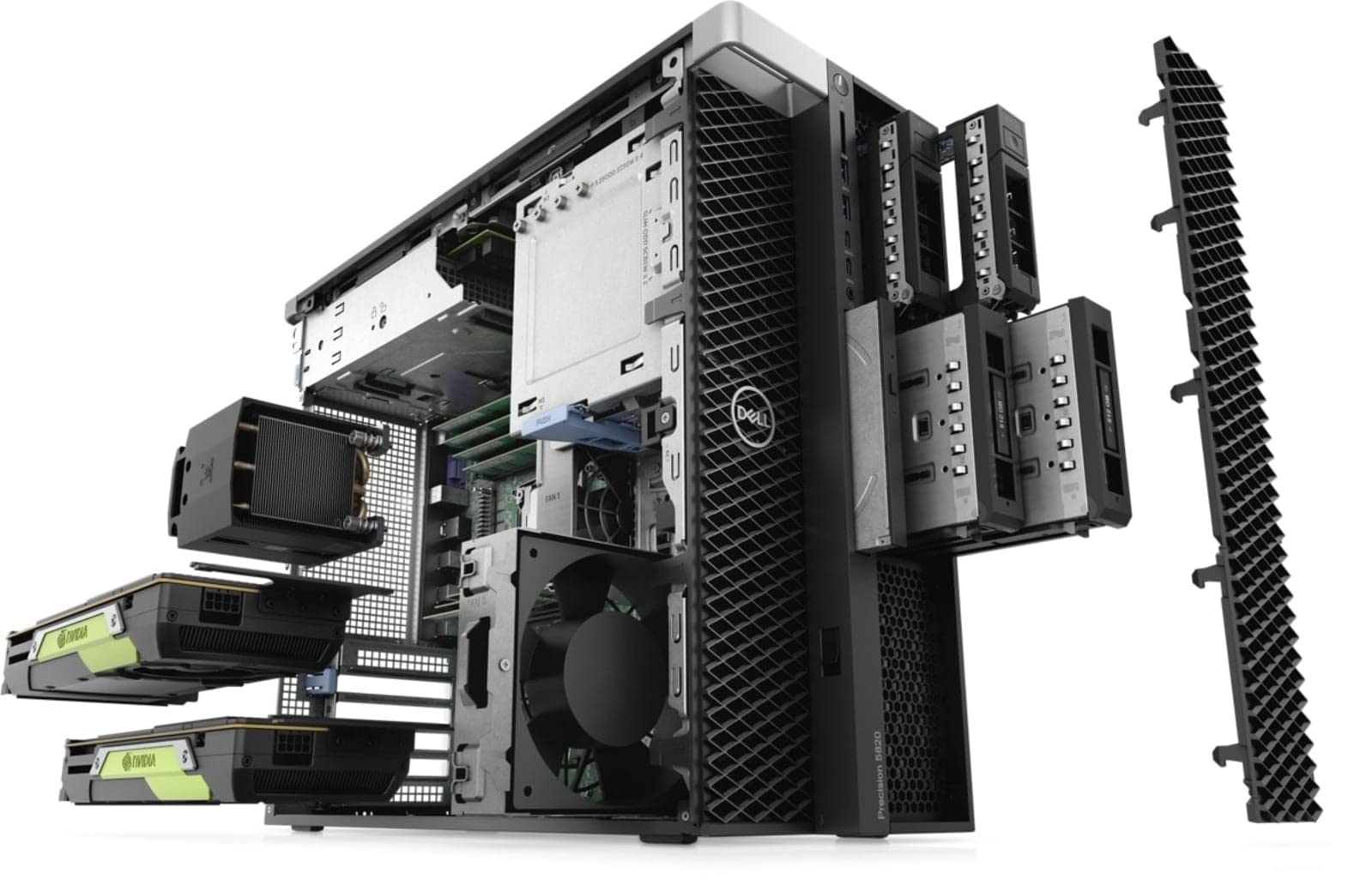 Dell Precision T5820 Workstation Desktop (2018) | Core Xeon W - 1TB SSD - 64GB RAM - RTX 8000 | 10 Cores @ 4.5 GHz - 48GB GDDR6