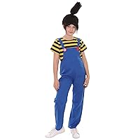 HPO Teen Movie Costume, Blue/Yellow Strip Halloween Costume