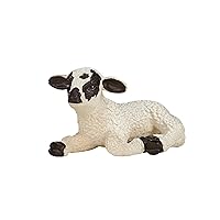 MOJO Black Faced Lamb Lying Down Toy Figure