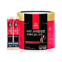 6Year Old 100% Korean Red Ginseng Extract Liquid Portable Sticks 10ml x 100pack