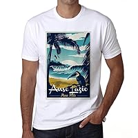 Men's Graphic T-Shirt ANSE Lazio Pura Vida Beach Eco-Friendly Limited Edition Short Sleeve Tee-Shirt Vintage