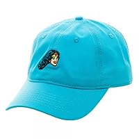 Bioworld DC Comics Wonder Woman Embroidered Dad Hat Baseball Cap, Teal Blue, One Size