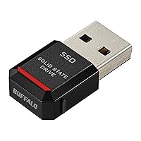 【Amazon.co.jp限定】 外付け 500GB 極小 コンパクト ポータブル PS5 / 対応 (メーカー動作確認済) USB3.2 Gen2 読込速度 600MB/s ブラック エコパッケージ SSD-PST500U3BA/N