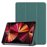 Case for Kindle Fire HD 8 & Fire HD 8 Plus Tablet (12th Generation 2022 & 10th Generation 2020 Release) - Ultra Lightweight Slim Shell Stand Cover with Auto Wake/Sleep,Dark Green